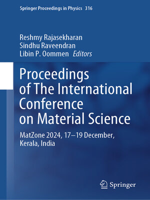 cover image of Proceedings of the International Conference on Material Science